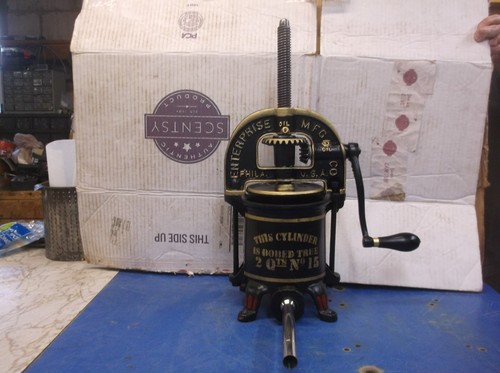 ENTERPRISE 2 QT #15 SAUSAGE STUFFER LARD WINE FRUIT DUCK CIDER PRESS