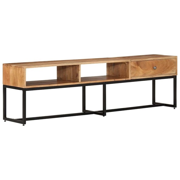 TV Schrank 160X30X45Cm Massivholz Akazie Lowboard TV MöBel Fernsehtisch vidaXL-image