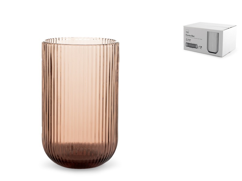 H&H 6 Peony Glass Lilac Cl.45