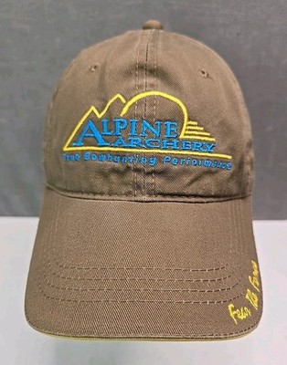 Alpine Archery hat Fear the Force Bowhunting performance strap back cap