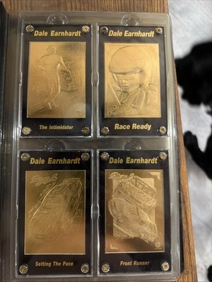 The Dale Earnhardt Gold Card Collection Designed By Sam Bass | eBay