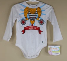 Truly Scrumptious Babies R Us  World's Strongest Man Long Sleeve Bodysuit 18M