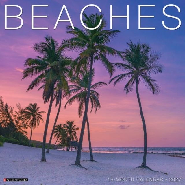 Beaches 2027 Wall by Willow Creek Press (Paperback Book) - Image 3