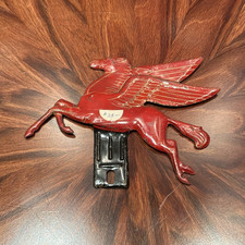 Mobil Pegasus Flying Horse Advertising Emblem...