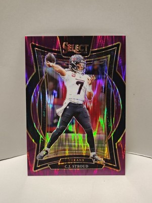 2024 Panini Select - Concourse C.J. Stroud #42 Purple Shock Prizm /360