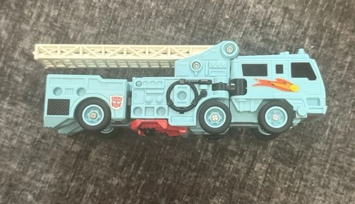1986 Vintage Transformers G1 Hot Spot Protectobot Blue FireTruck Toy Figure