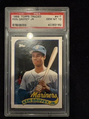 1989 Topps Traded Ken Griffey Jr. #41T Rookie PSA 10 Seattle Mariners Qty🔥🔥🔥