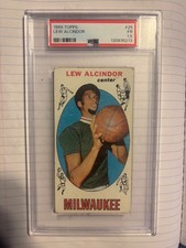 1969 Topps #25 Lew Alcindor Rookie Card PSA 1.5 Kareem Abdul-Jabbar. rookie card picture