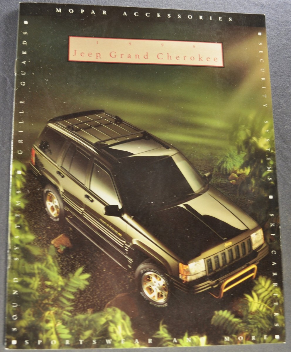 1996 Jeep Grand Cherokee Accessories Brochure Laredo Limited