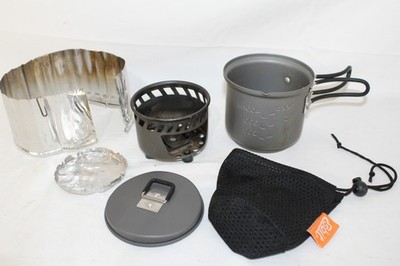 Esbit Kocher-set Cook Camping Solid Fuel Stove, w/ Extras, Hunting ,