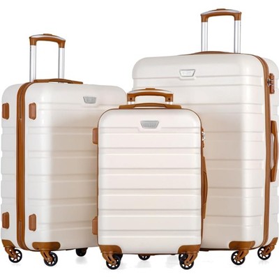 Hartschalenkoffer Set, 3-teilig, 360° Spinner Räder, TSA-Zahlenschloss