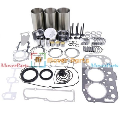 3TNV88 Engine Overhaul Rebuild Kit For Hitachi ZX30U-2 ZX35U-2 ZX27U-3 ZX29U-3
