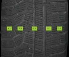 225/55 R18 102V Winterreifen Hankook  i*cept evo 2  5mm DOT 3919 - 2 REIFEN