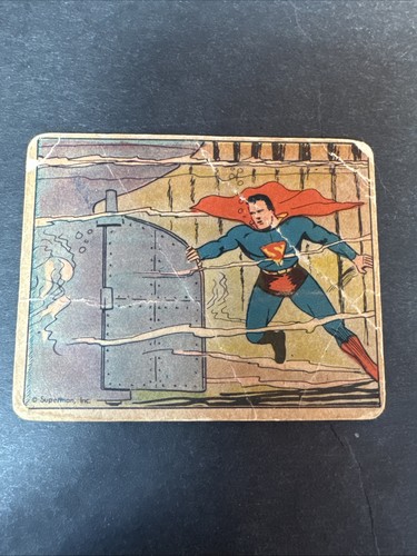 1940 Gum Inc Superman #45 The Runaway Ship — Raw