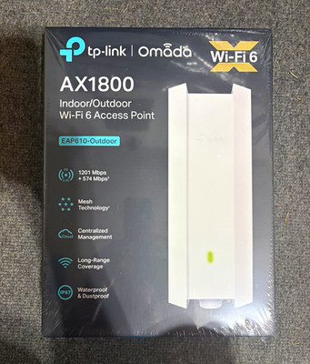 TP-LINK Omada EAP610-Outdoor Wi-Fi 6 AX1800 Indoor/Outdoor Access Point