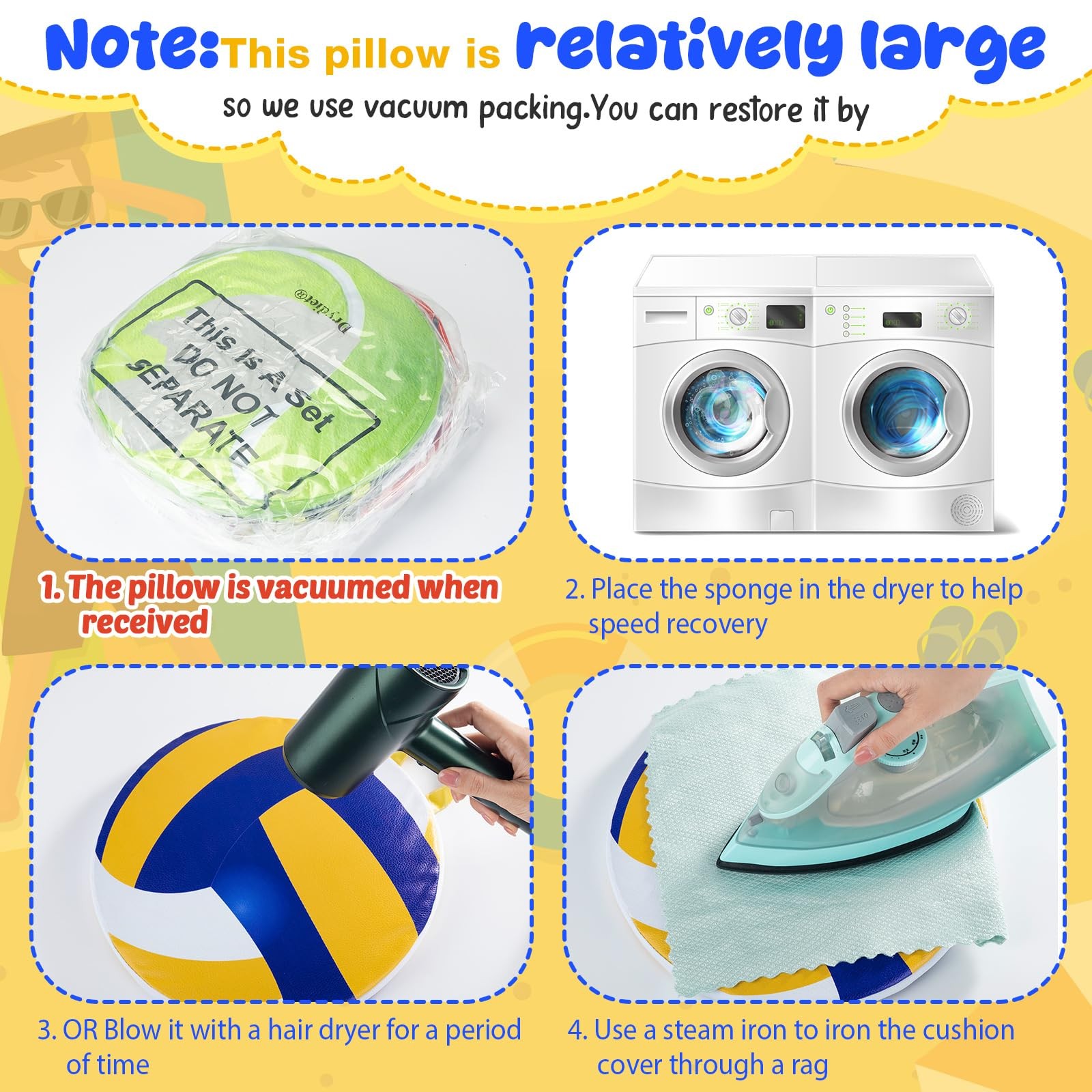 8 Pcs Sports Floor Cushions for Classroom Flexible Round Seating Pillow Soft ...