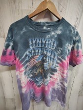 Lynyrd Skynyrd Patriotic Theme Graphic Tie Dye T-shirt Men's M Southern Rock