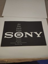 Vintage Sony ALL THE BEST Brochure REEL TAPE RECORDERS SONYMATIC PROFESSIONAL