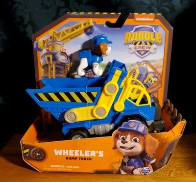 Spinmaster Paw Patrol Rubble & Crew Wheeler's Dump Truck Construction Vehicle