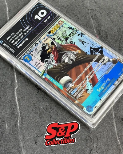 One Piece Card - Sogeking AiGrade 10 - OP03-122 - English