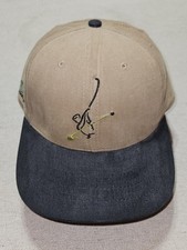Vintage Walt Disney World Golf Tournament Snapback Hat Cap Made In USA Brown