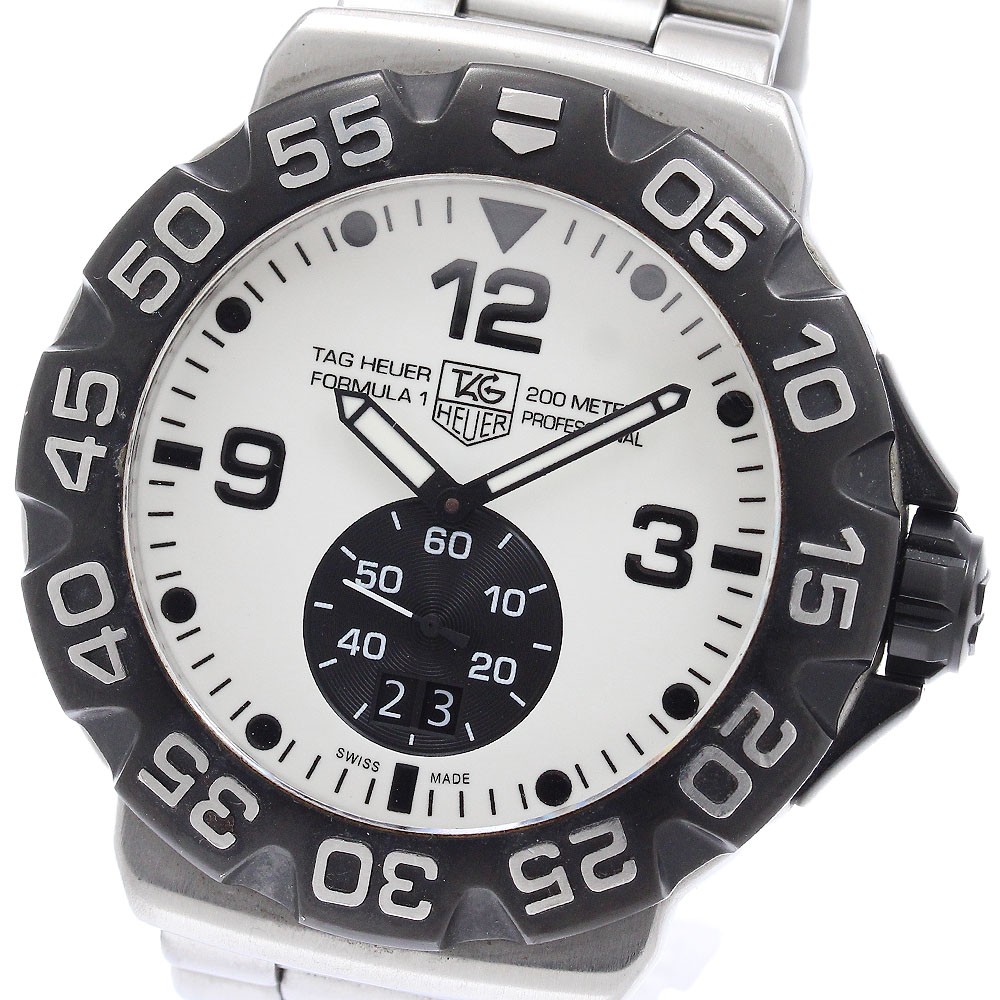 タグホイヤー TAG HEUER WAH1011.BA0854 フォーミュラー1 グランドデイト クォーツ メンズ 保証書付き_952500 TAG Heuer Formula 1 White Men's Watch - WAH1011.BA0854 for sale