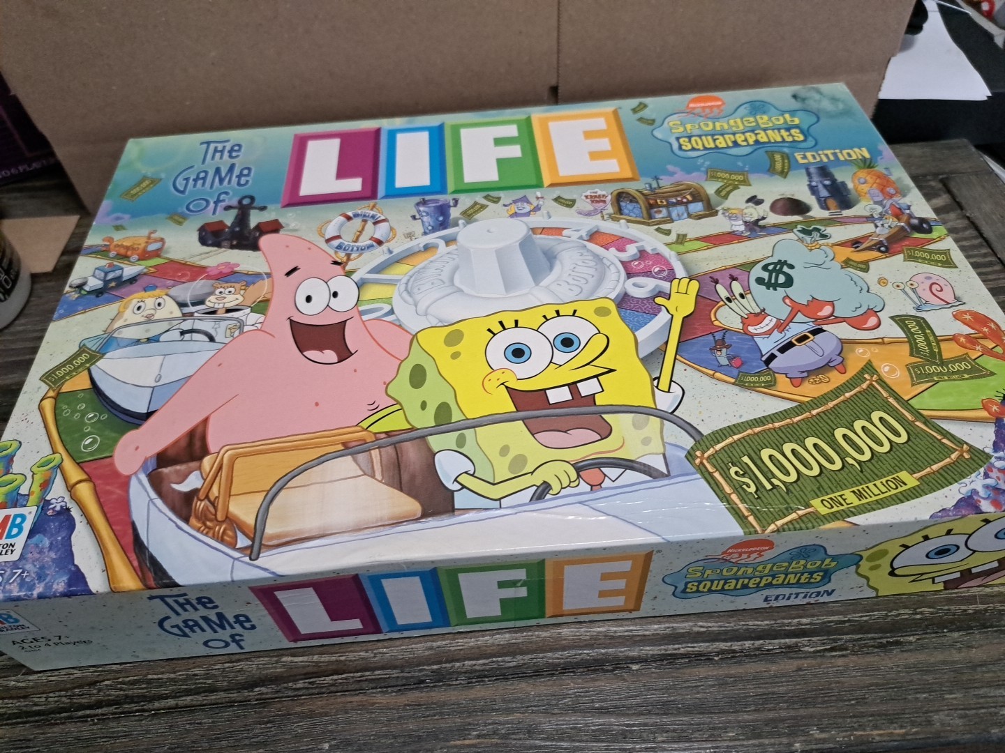 The Game of Life Spongebob Squarepants Edition COMPLETE Milton Bradley 2005