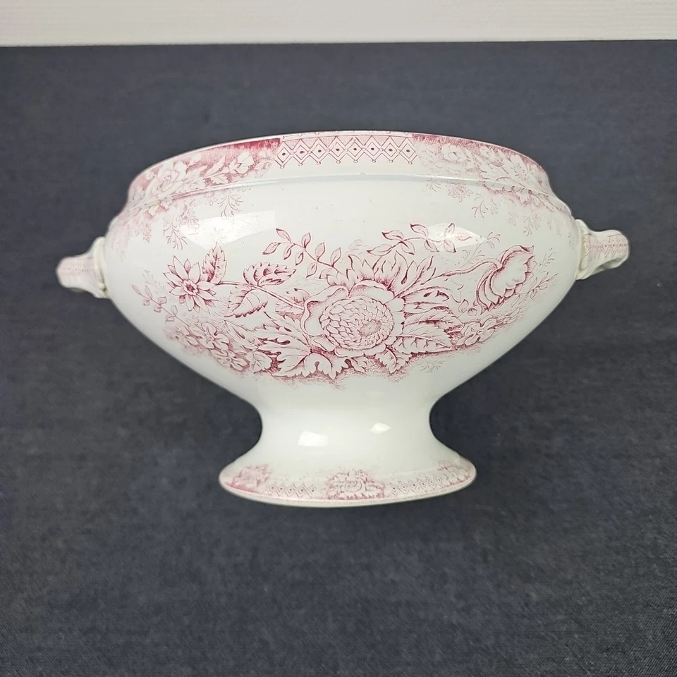 Bas De Soupière Jardinière De Saint Amand Hamage Terre De Fer 1900s - Photo 4/4