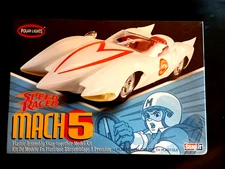 Model Kit Speed Racer Mach 5 Snap It Kit Polar Lights 1:25