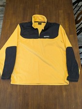 Vintage Nautica Competition 1/4 Zip Pullover Fleece And Nylon Large