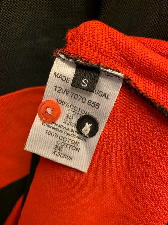 Givenchy Men's Polo Shirt 15SS Riccardo Tisci Red Black Border