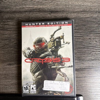 New Sealed Cryteck PC CD-ROM Crysis 3 Hunter Edition 2013 EA
