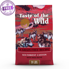 Taste of the Wild Southwest Canyon Grain-Free Wild Boar Dry Dog Food, 28 lbs.