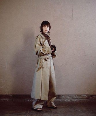 INTÉRIM】HYPER BIG GIZA GABERDINE COAT