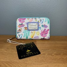 Loungefly Disney Princess Sidekicks Crystals Gems Zip Around Wallet Purse