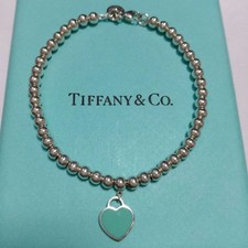 Tiffany Return to Heart Bead Bracelet Silver Used