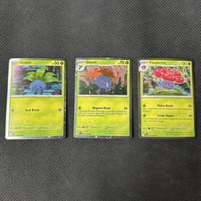 Pok mon Oddish 001 Gloom 002 Vileplume 003 Cosmos Holo Promo Ascended Heroes NM