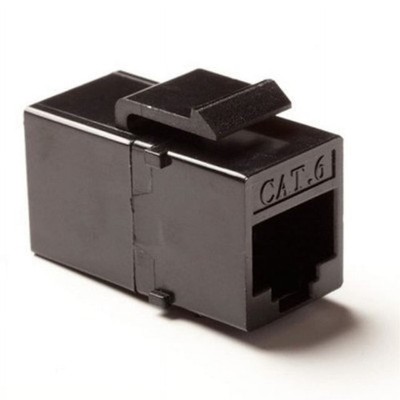 Vericom MKJ6U01352 Cat-6 UTP RJ45 Keystone Coupler Black