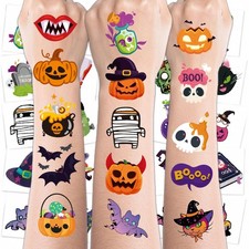 Halloween Temporary Tattoos 150pcs Kids Party Favors Trick Or Treat Stickers