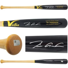 SALE! Tim Anderson Auto Black Victus Player Model Baseball Bat White Sox Fanatic