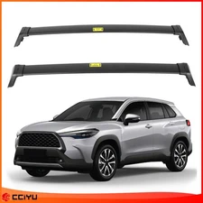 ✅Roof Rack 2x Cross Bar For TOYOTA COROLLA CROSS 2020+ Aluminum Wholesale