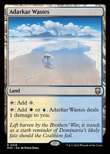 Adarkar Wastes (Ripple Foil) #316 - Commander: Modern Horizons 3
