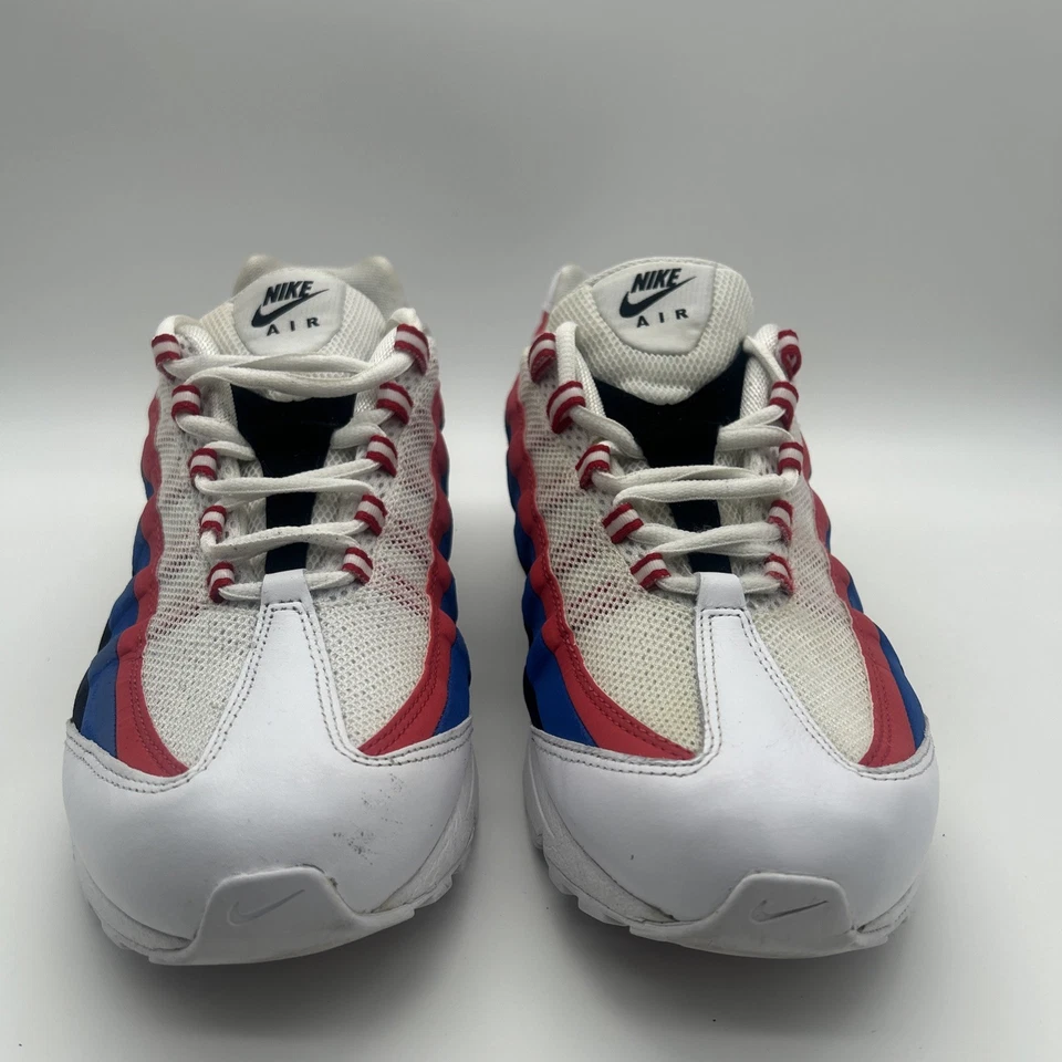 Nike Air Max 95 Zen Sneaker Shoes Lace-Up Low Top Red White Blue Womens 12 - Image 4 of 4