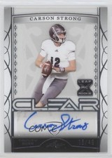 2022 Leaf Trinity Clear Auto Navy 15/49 Carson Strong #CA-CS1 Auto 1u6