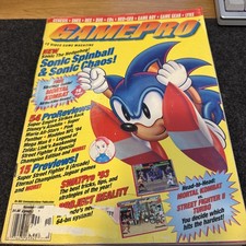 Gamepro November 1993 Sonic the Hedgehog Mortal Kombat