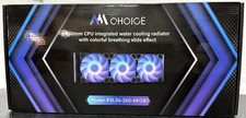 AMCHOICE 360mm CPU Water Cooler CPU Liquid CoolerAIO RSL06-360-ARGB1 Open Box