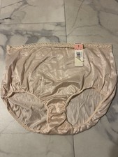 Warner's VINTAGE 90s - Naked Lace - Silky High Leg Brief Panties Size 8New