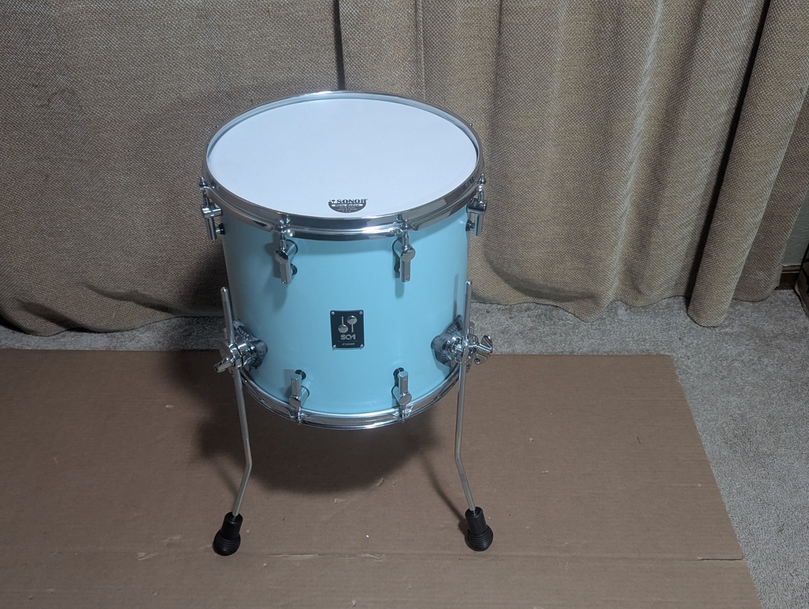 Sonor SQ1 Floor Tom Cruiser Blue 14 x 12