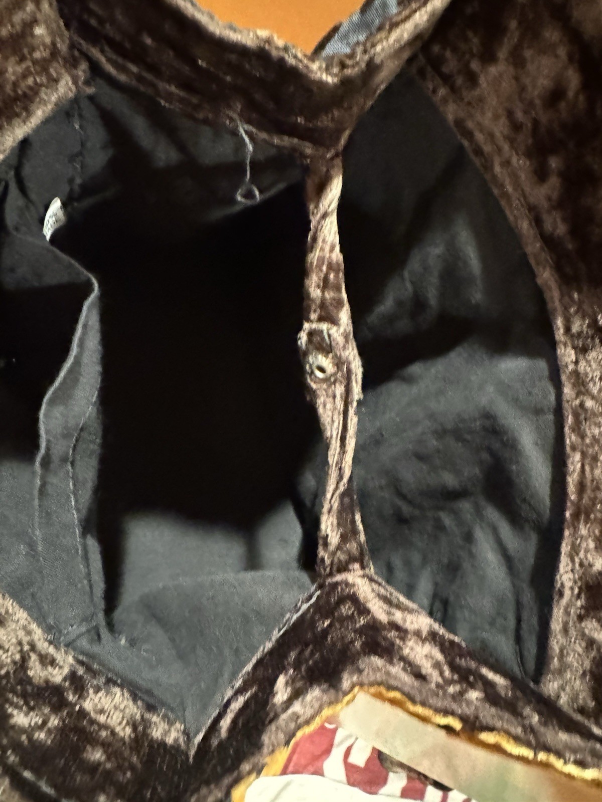 Patchwork Velvet Double Handle Boho Shopper Tote … - image 8