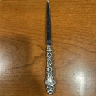 Antique Floral Gorham Sterling Silver Letter Opener 7.5”